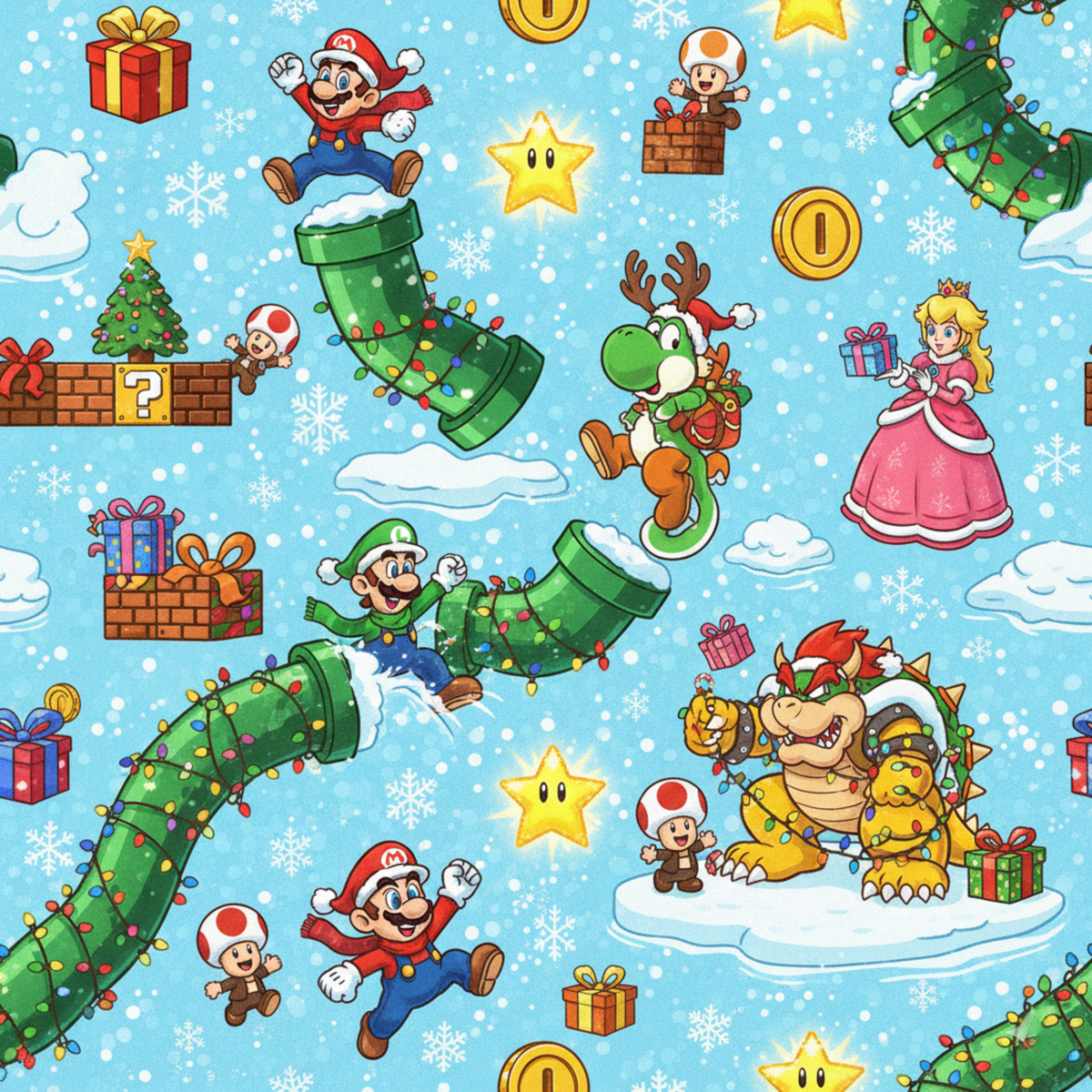 *PREORDER* The Super Santa (Mario) Bros
