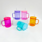 Jelly Coloured Glass Mugs with Handle - 17oz *IN STOCK*