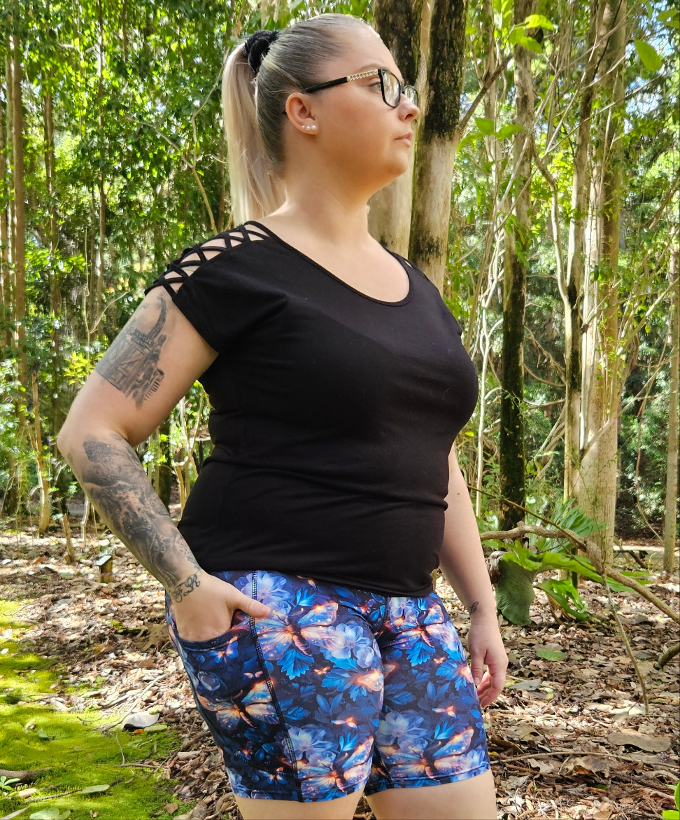 Sparkleflies Bike Shorts