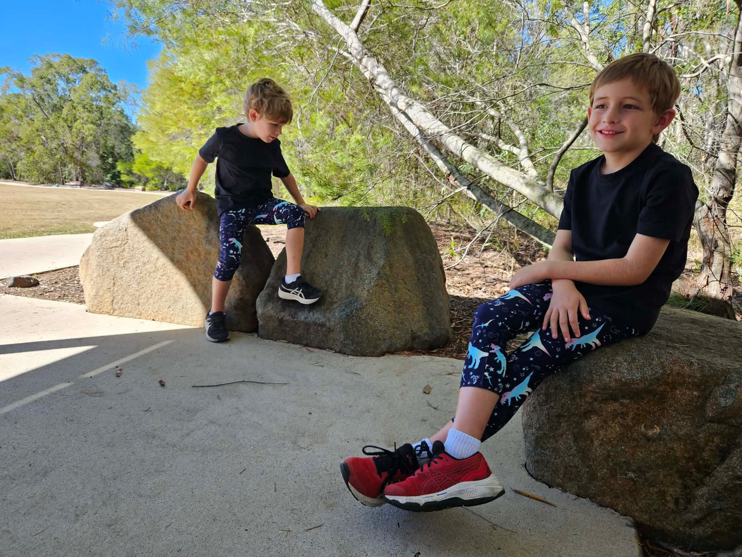 Space Dino Kids Leggings
