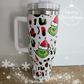 Grinch Cheetah 40oz Tumbler