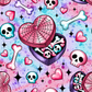 Candy Crypt Cuties Bike Shorts