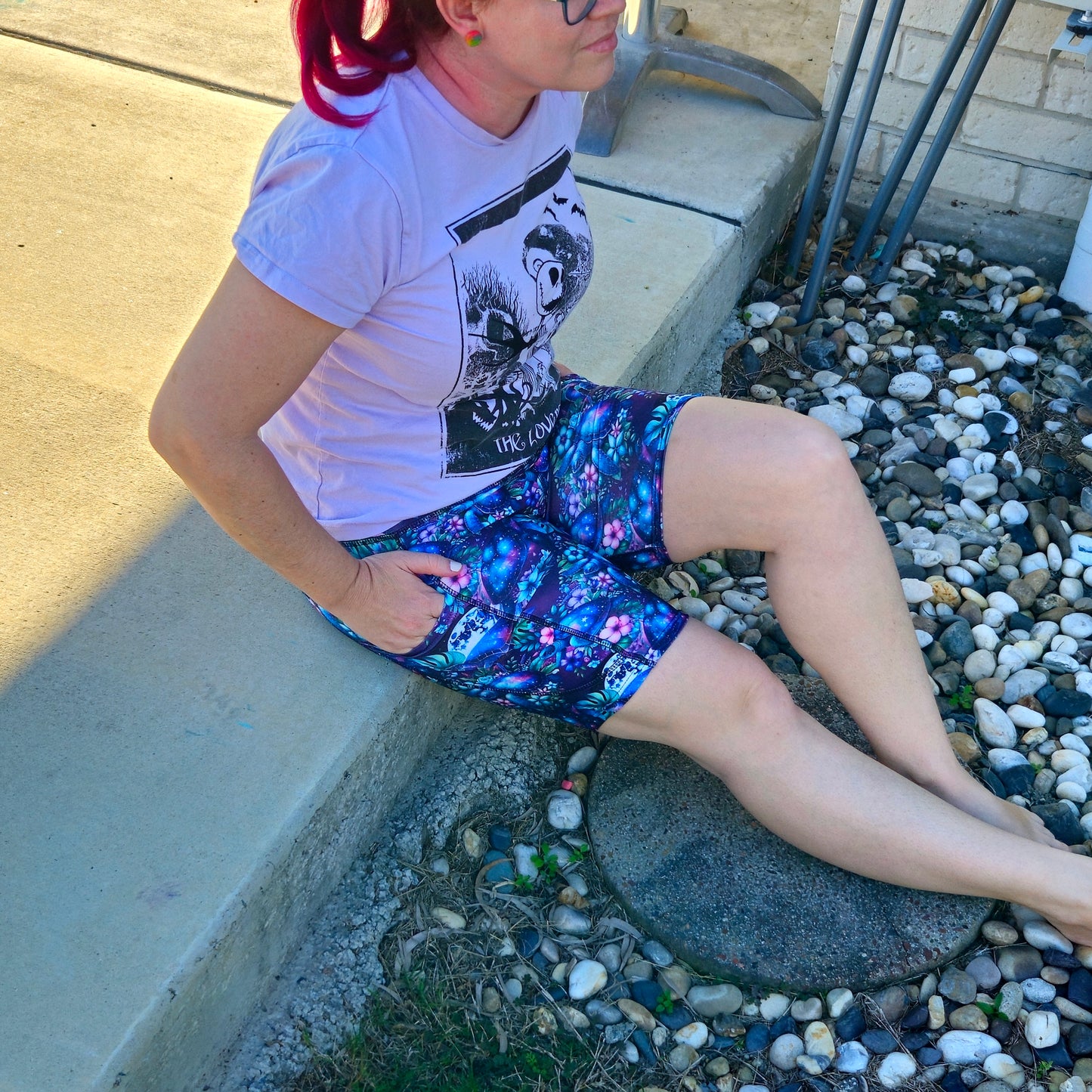 Moonlight Turtle Paradise Bike Shorts