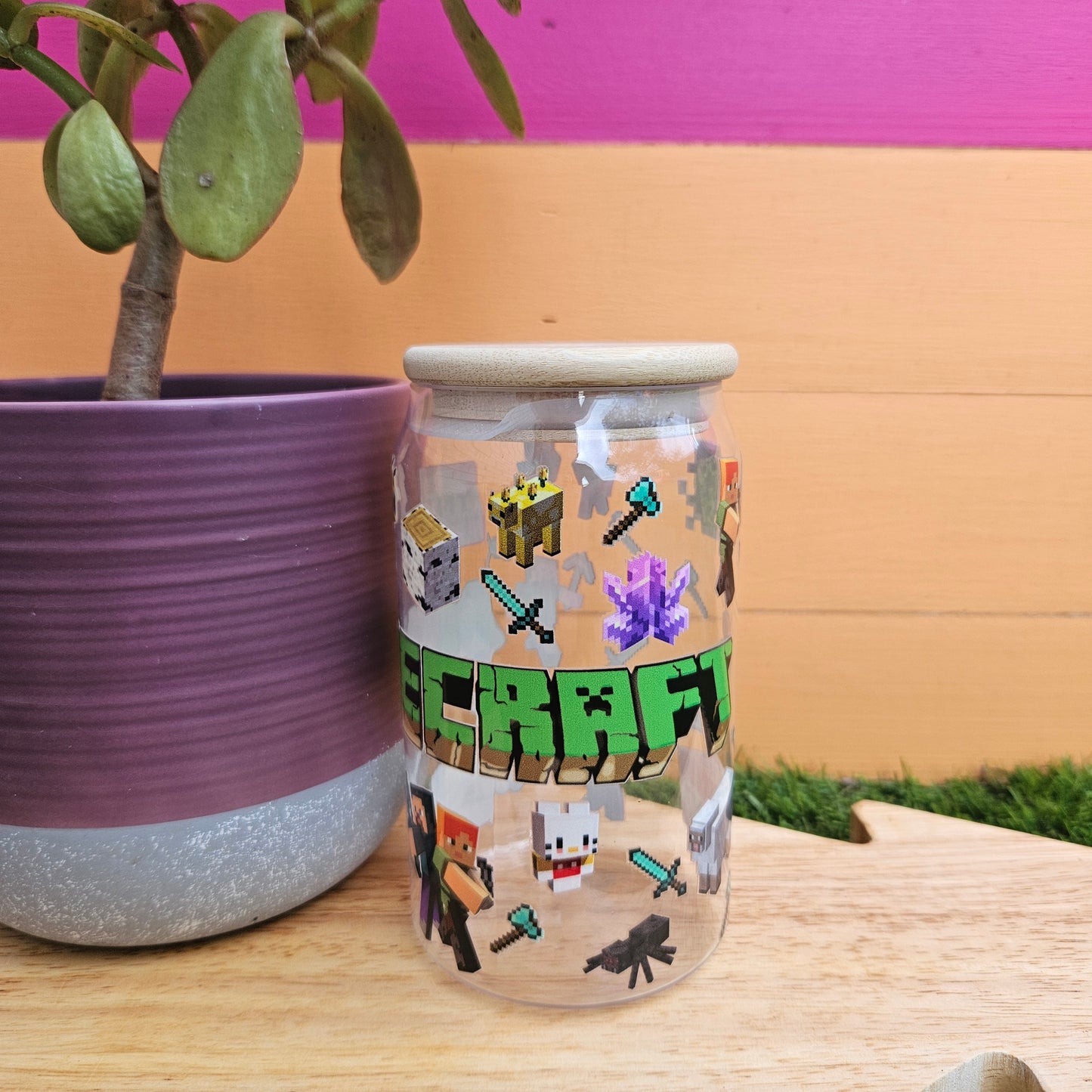 Minecraft Plastic Can Cup - 16oz