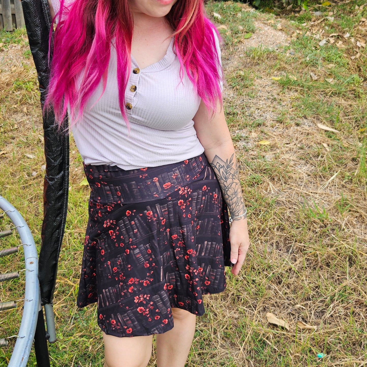 Dark Bookworld Skort
