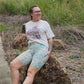 Sky Bears Bike Shorts
