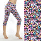 Pastel Pumpkins Capri Leggings