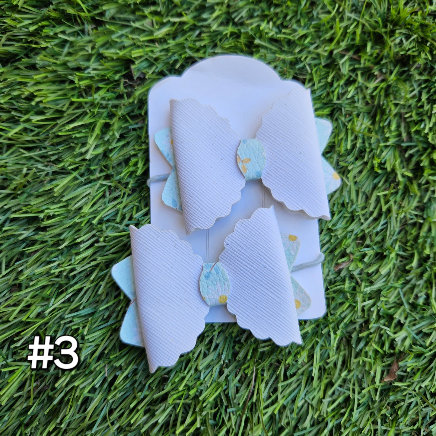 Easter Piggie Bow Hair Ties