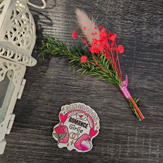 Audiobook Romance Girlie Sticker
