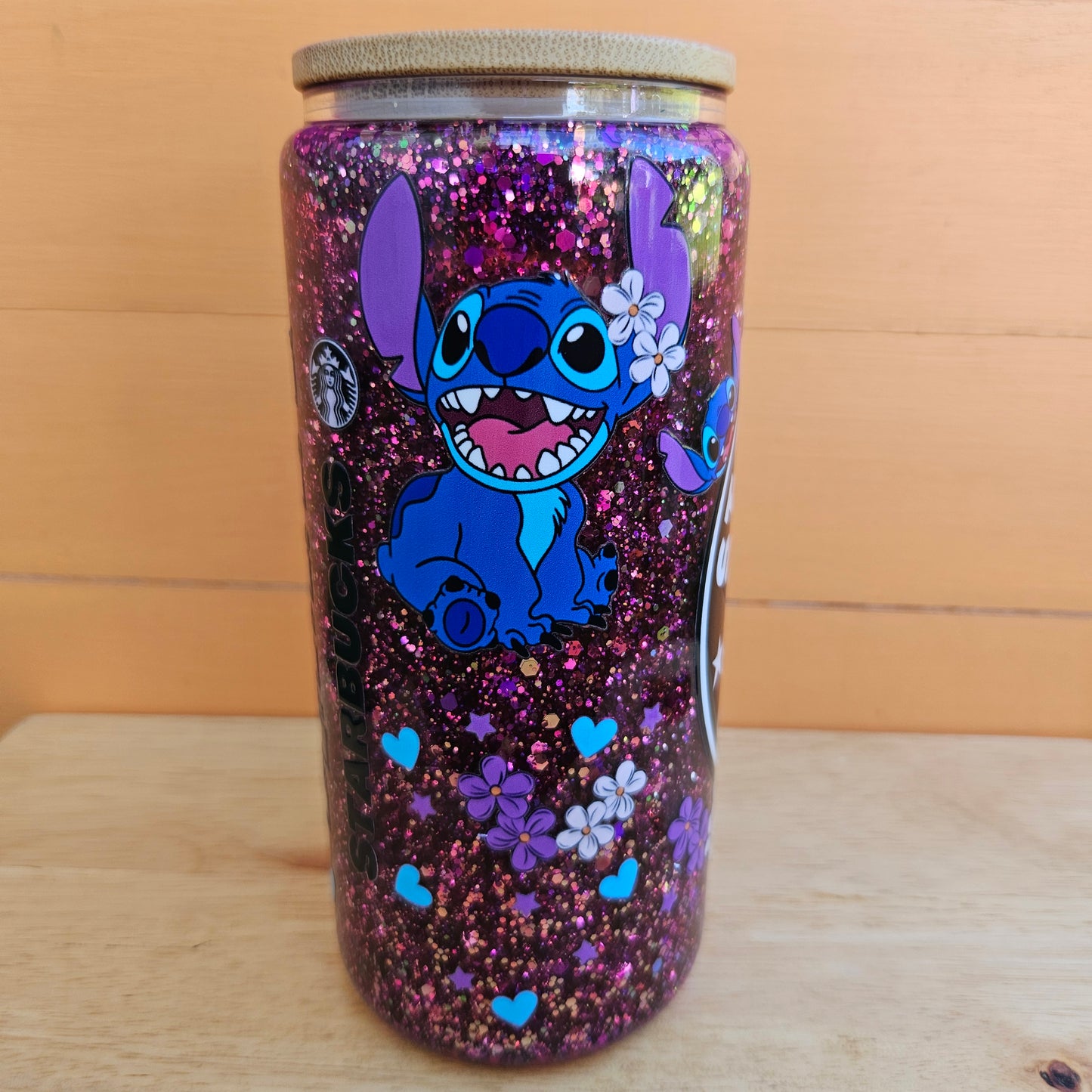 Starbucks St!tch Snow Globe Tumbler - 16oz
