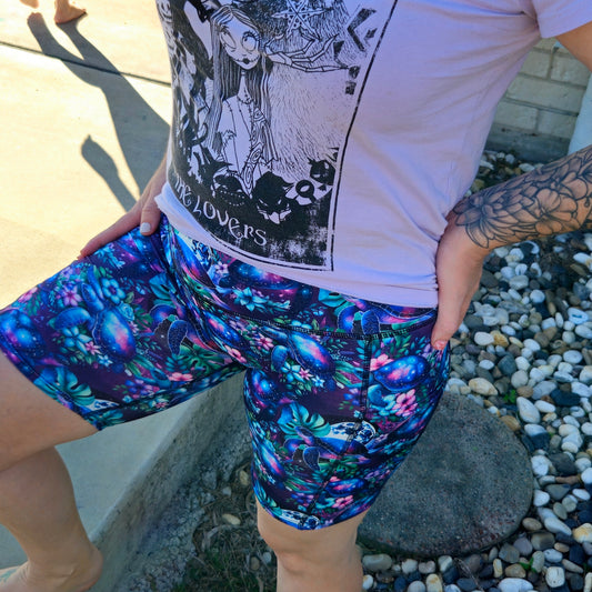 Moonlight Turtle Paradise Bike Shorts