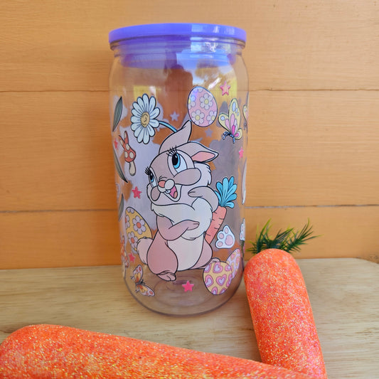 Holographic Easter Thumper Plastic Tumbler