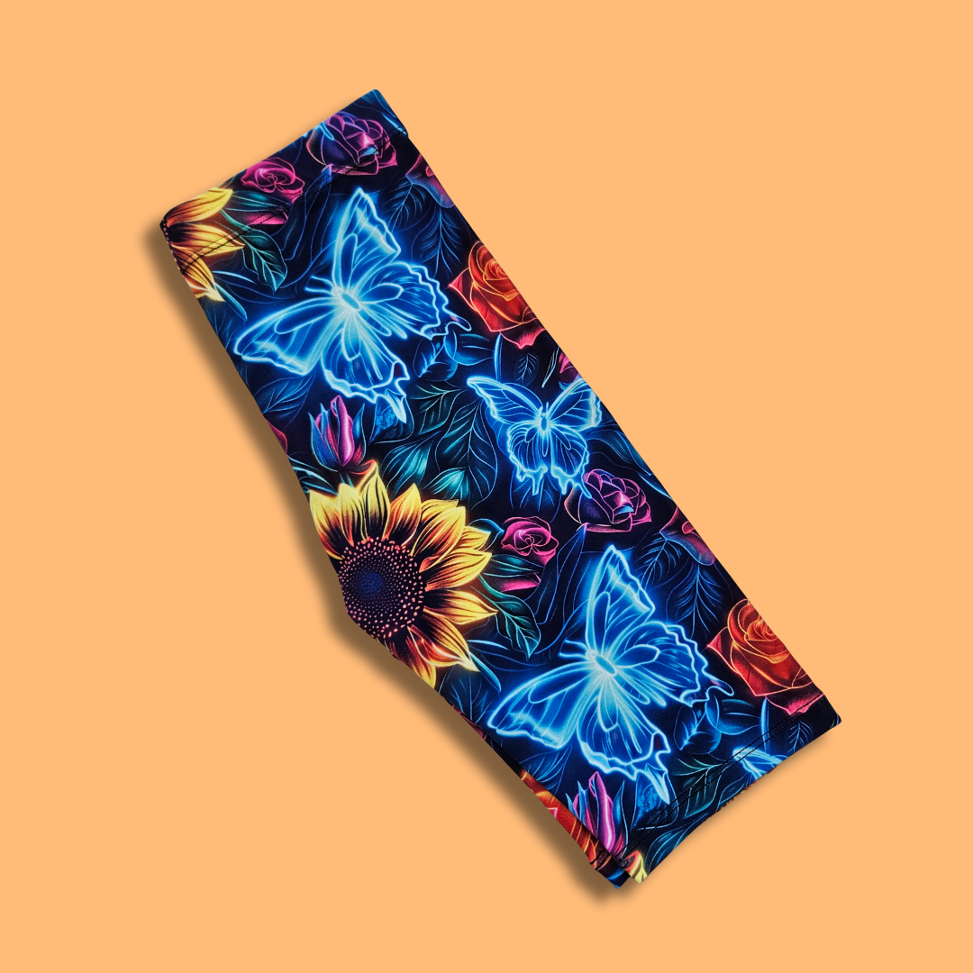 Neon Garden Kids Bike Shorts