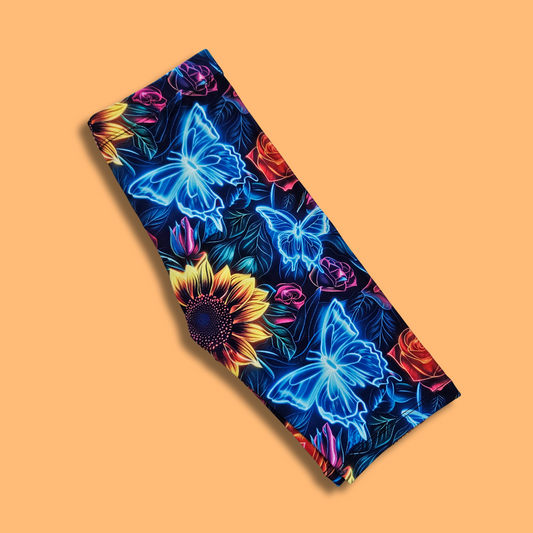 Neon Garden Kids Bike Shorts