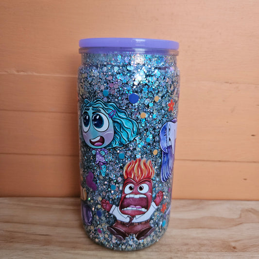 Emotions Plastic Snow Globe Tumbler