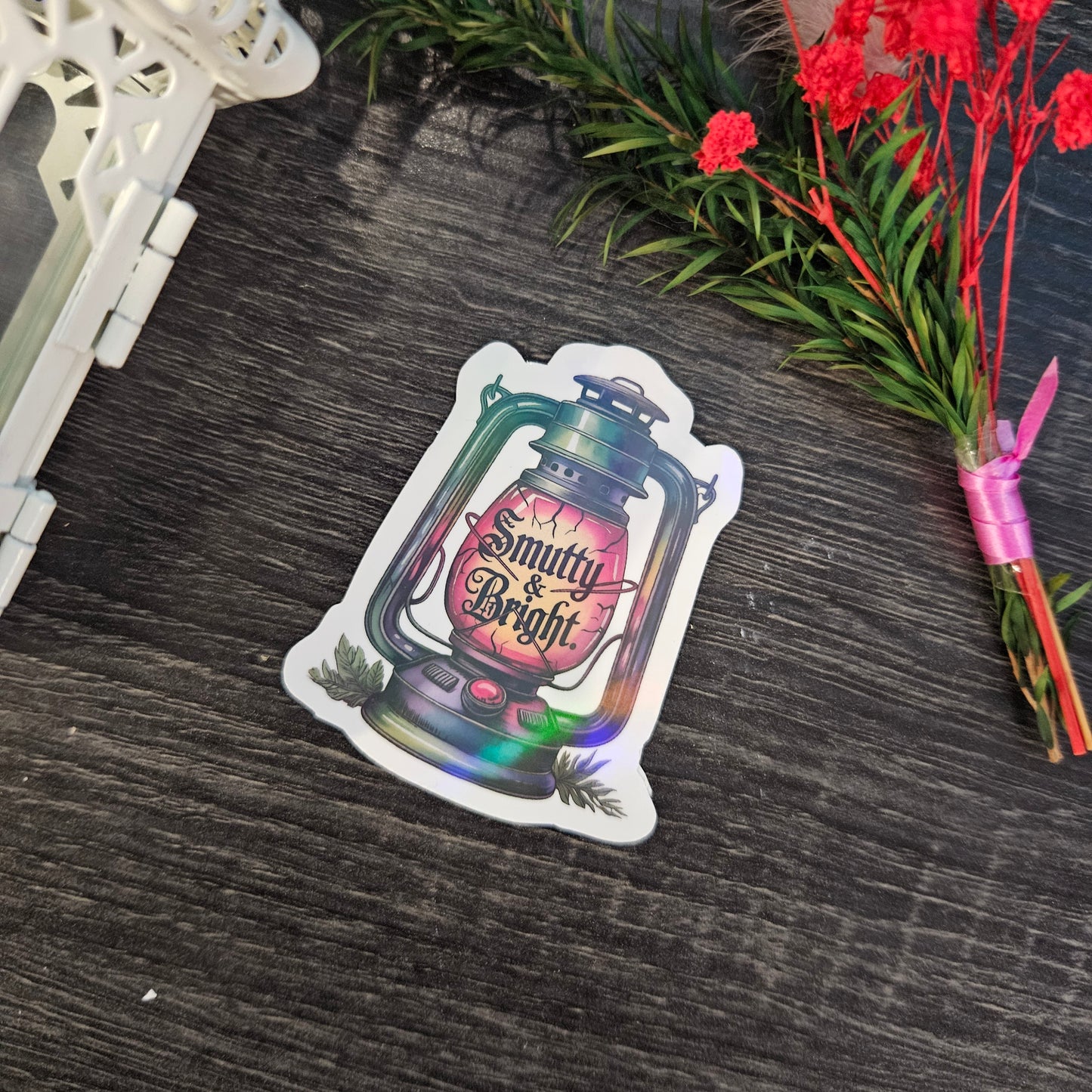 Holographic Smutty & Bright Sticker