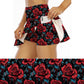 Rose Drip Art Skort