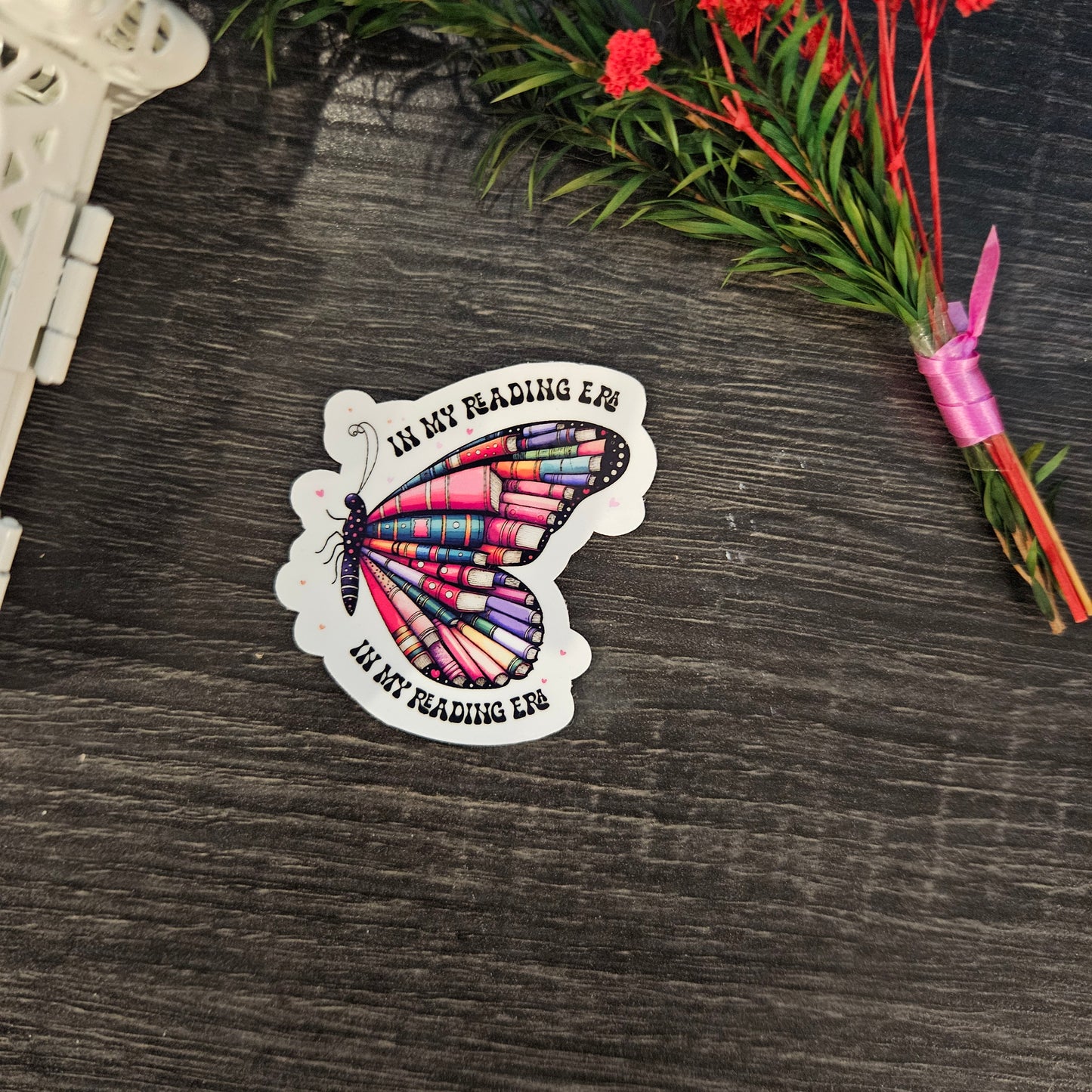 Butterfly in my reading era Sticker