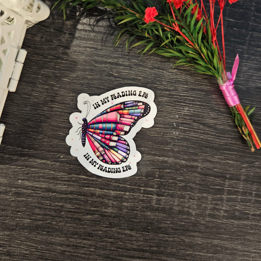 Butterfly in my reading era Sticker