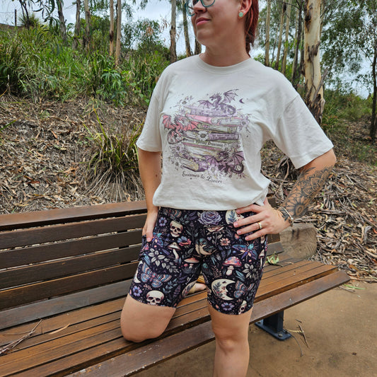 Dark Garden Bike Shorts