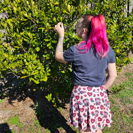Romance Lovers Book Club Skort