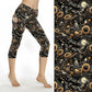 Halloween Garden Capri Leggings