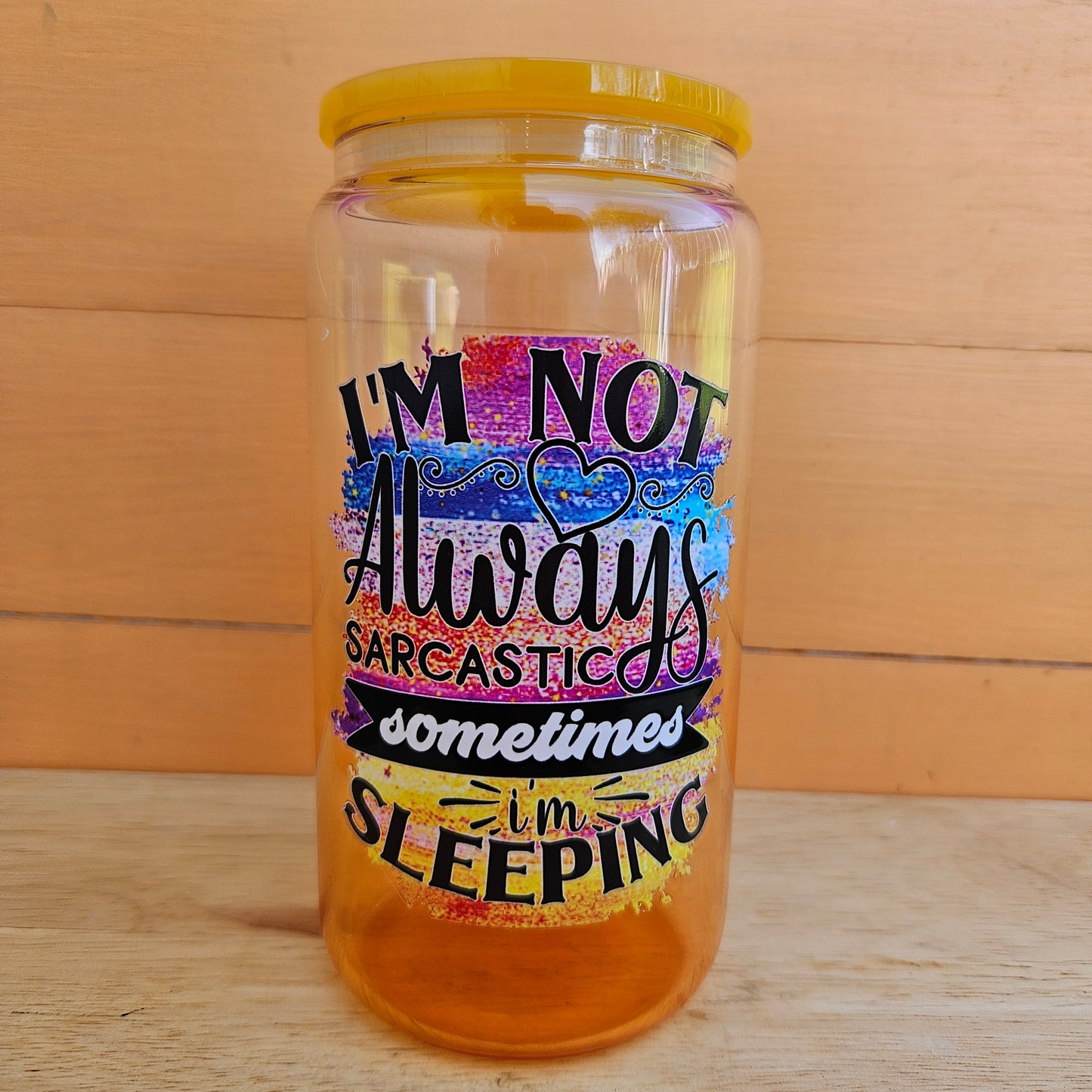I'm Not Always Sarcastic Ombre Tumbler