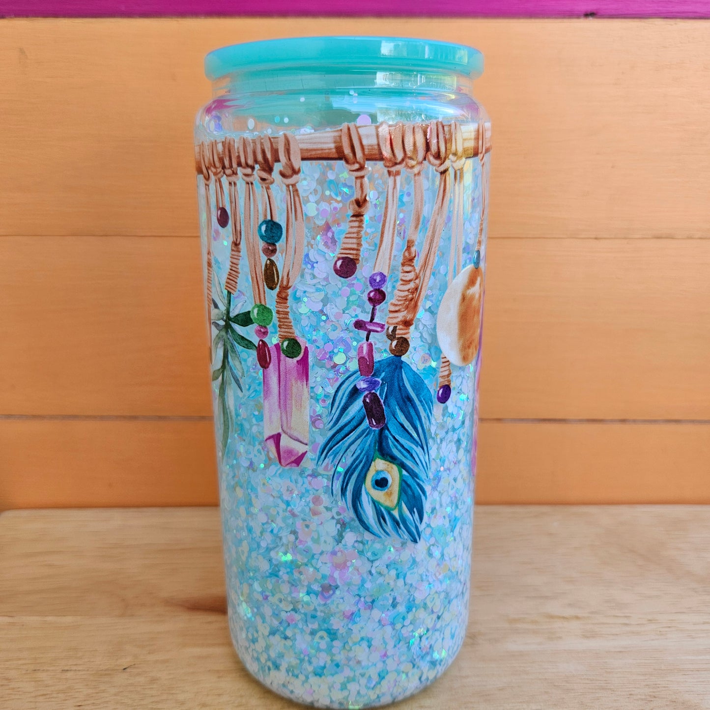 Dreamcatcher Snow Globe Tumbler - 16oz