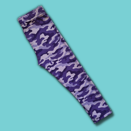 Such a Purple Camo Toddler Leggings