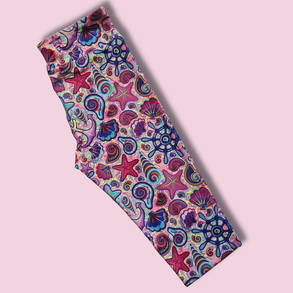 It's a Sea Life Yoga Band Capri