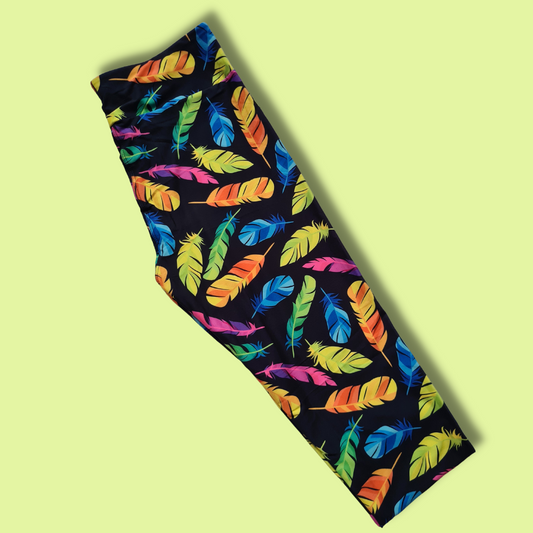 Bright as a Feather Yoga Band Capri