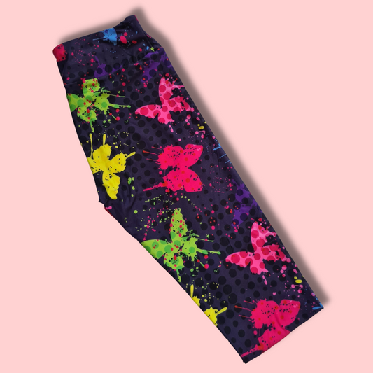 Splatterfly Yoga Band Capri