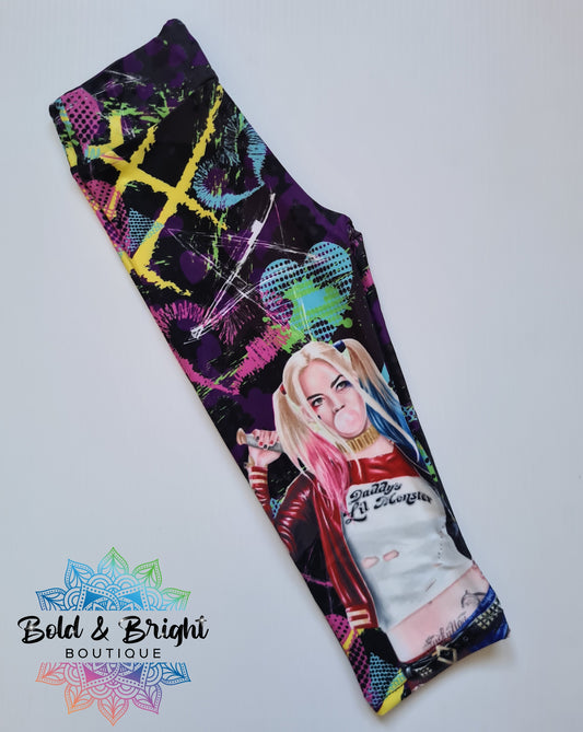 Villian Love Kids Capri Yoga Band