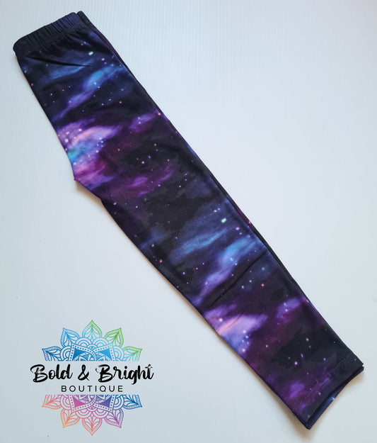 Nebula Galaxy Kids Leggings