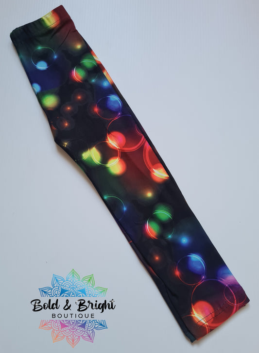 Rainbow Bubbles Kids Leggings
