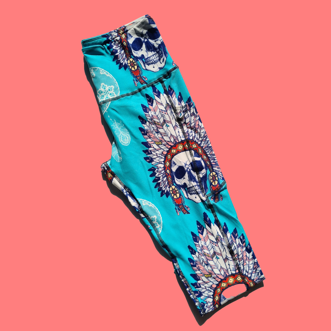 Indi Skull & Dreams Leggings w/ Pockets