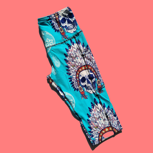 Indi Skull & Dreams Leggings w/ Pockets
