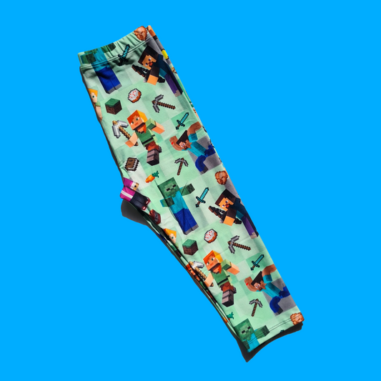 Mine craft Kids Leggings Capri