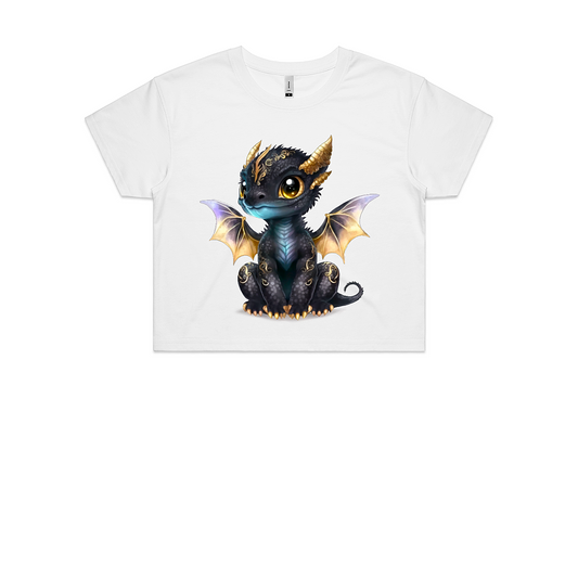 **PREORDER** Black Dragon Design #3 Women's Crop Top